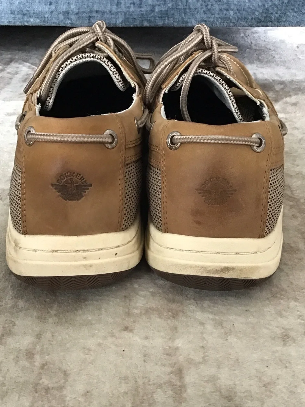 Dockers Men's Beacon Classic Brown/Tan Nubuck Boat Shoes